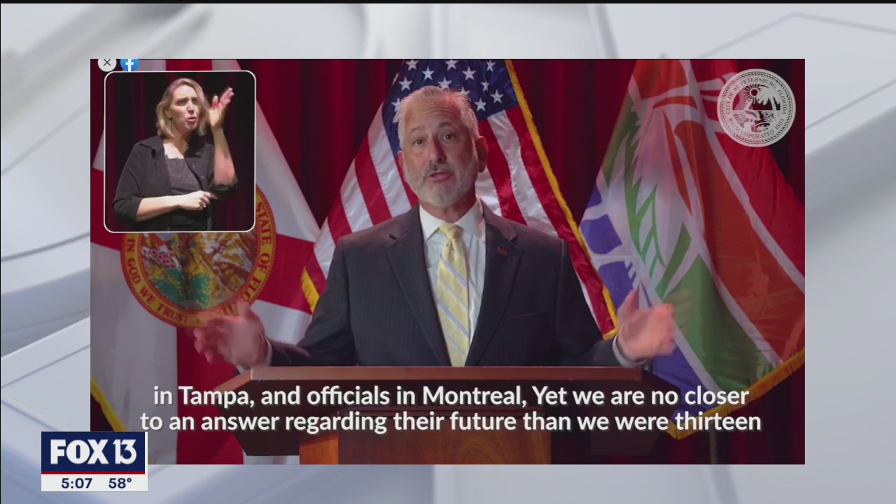Mayor Kriseman calls out Rays