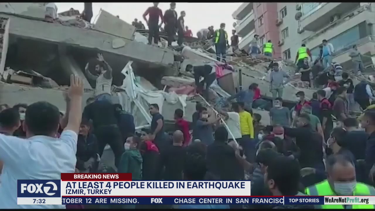 At least 4 dead in earthquake that struck near Greece and Turkey
