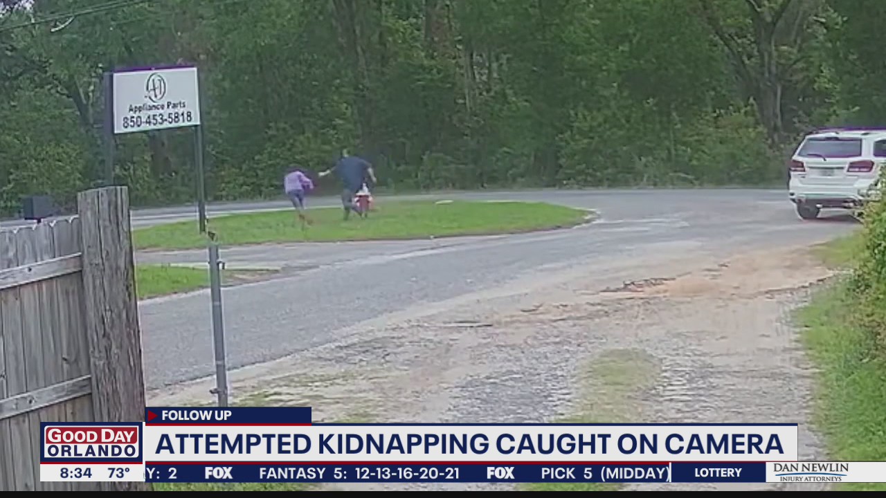 Attempted kidnapping caught on camera