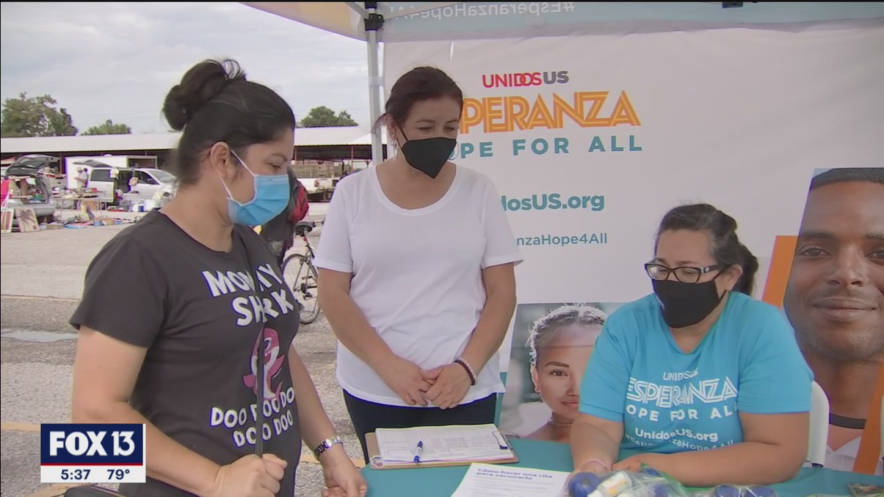 Vaccine clinic encourages Latinos to get vaccines