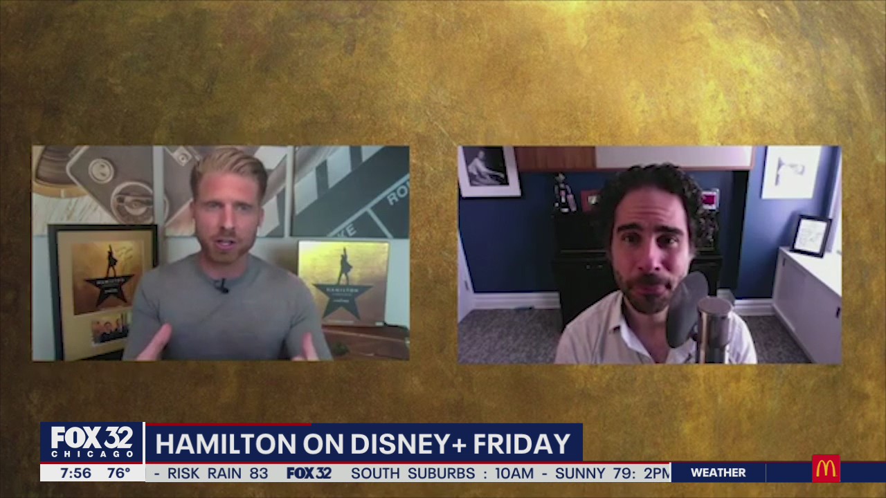 Hamilton musical director Alex Lacamoire talks with Jake Hamilton