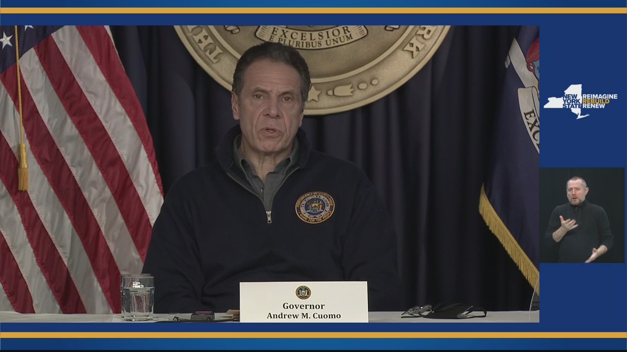 Gov. Cuomo gives storm updates.