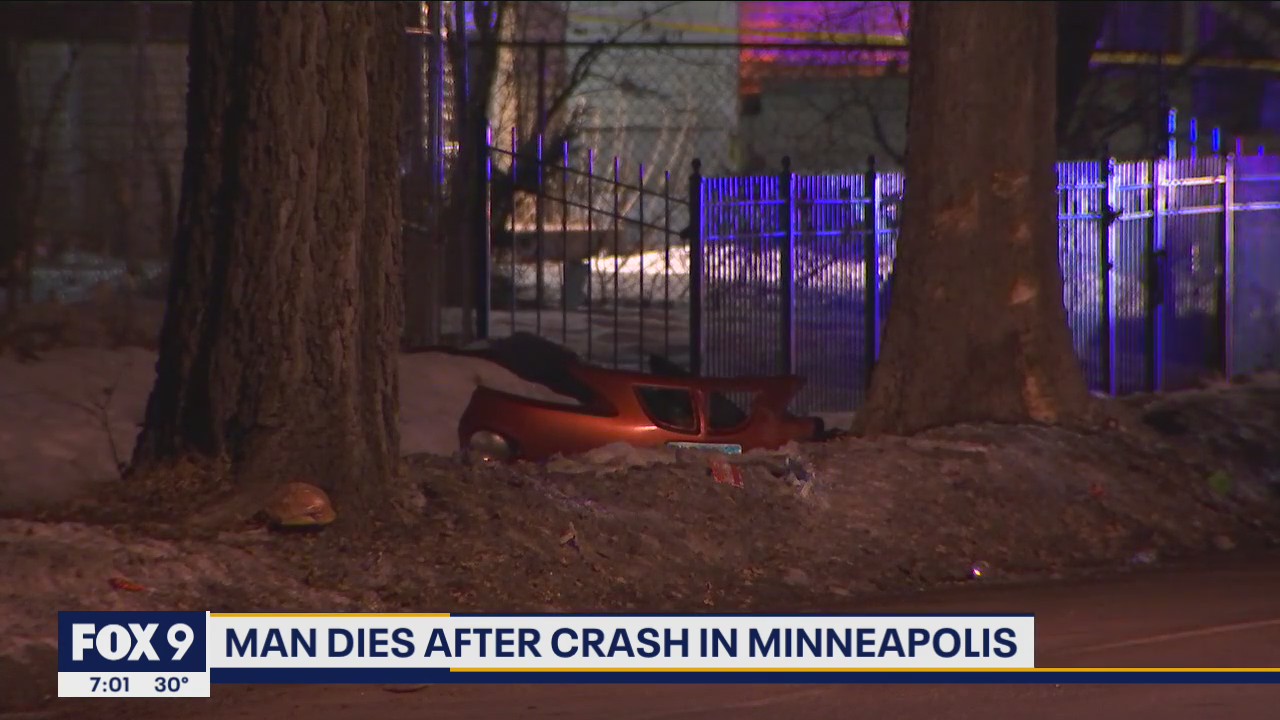 Man dies after overnight crash in Minneapolis