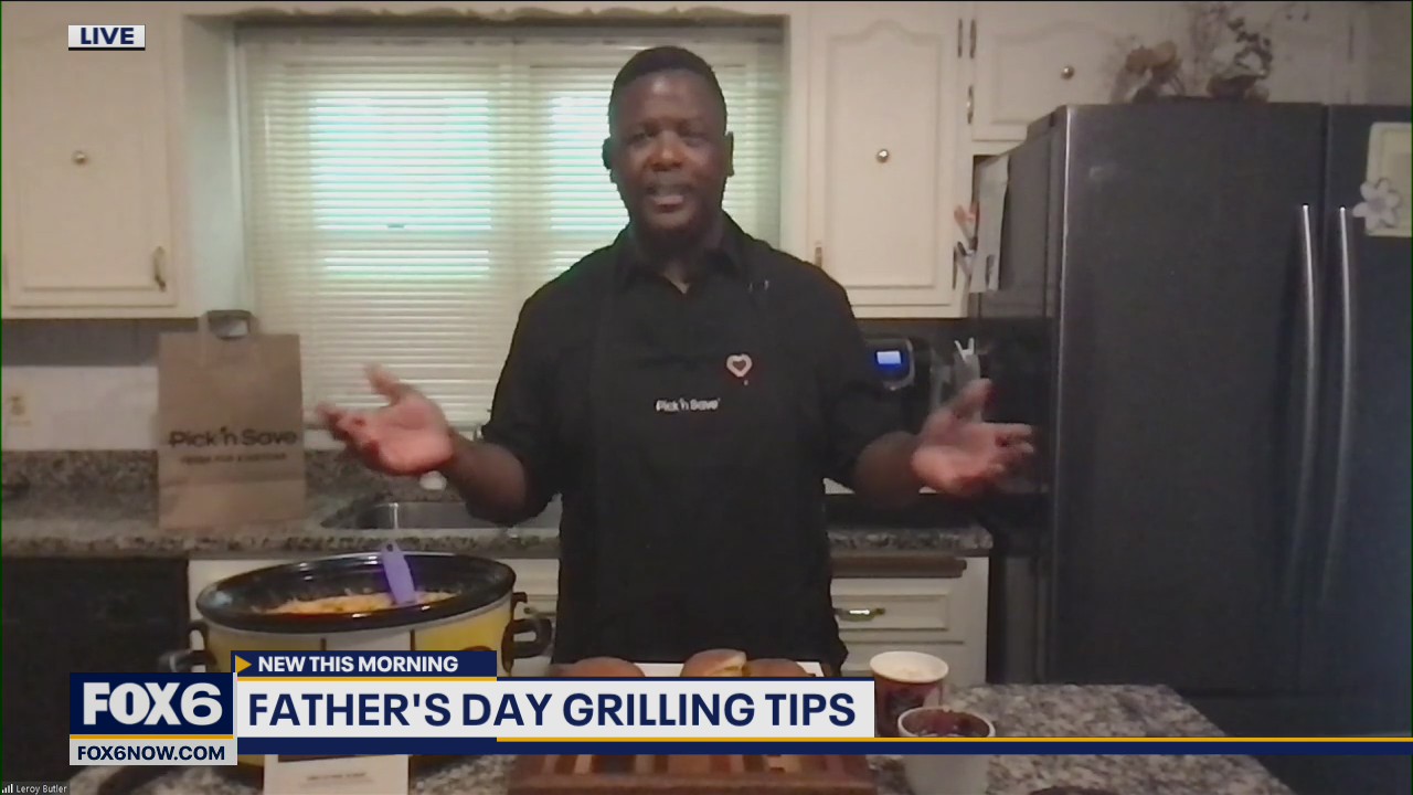 Leroy Butler Father's Day grilling