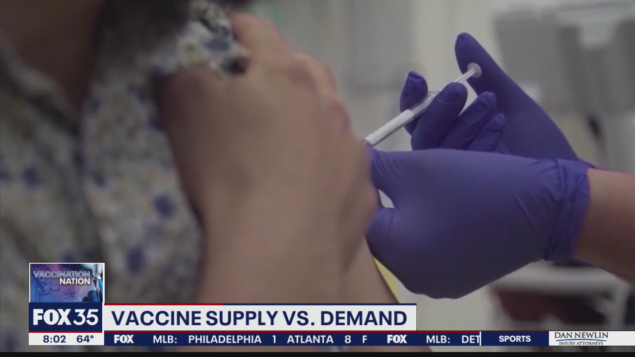 Vaccine demand slowing down in some Central Florida counties
