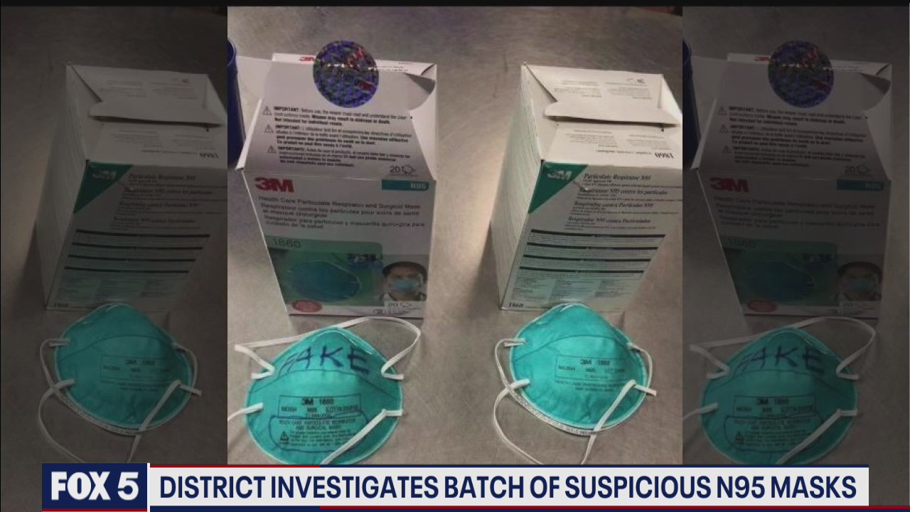 District investigates batch of suspicious N95 masks