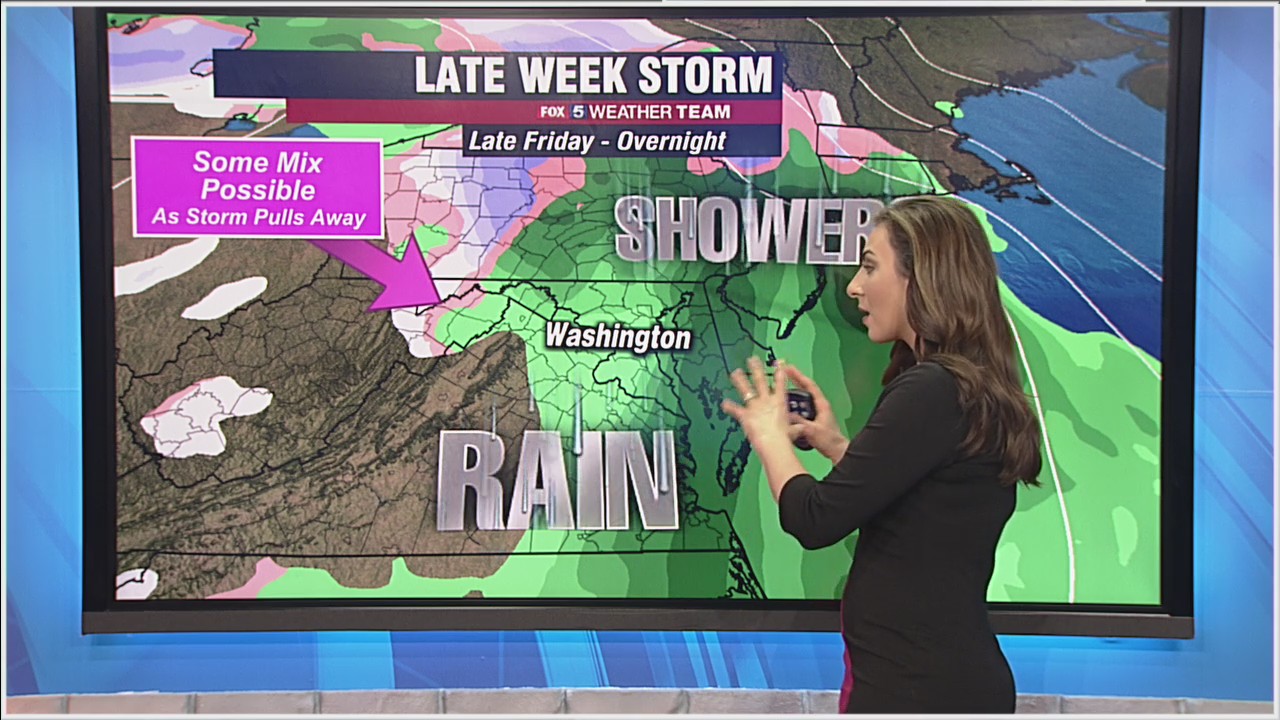 FOX 5 Weather afternoon forecast for Friday, January 15