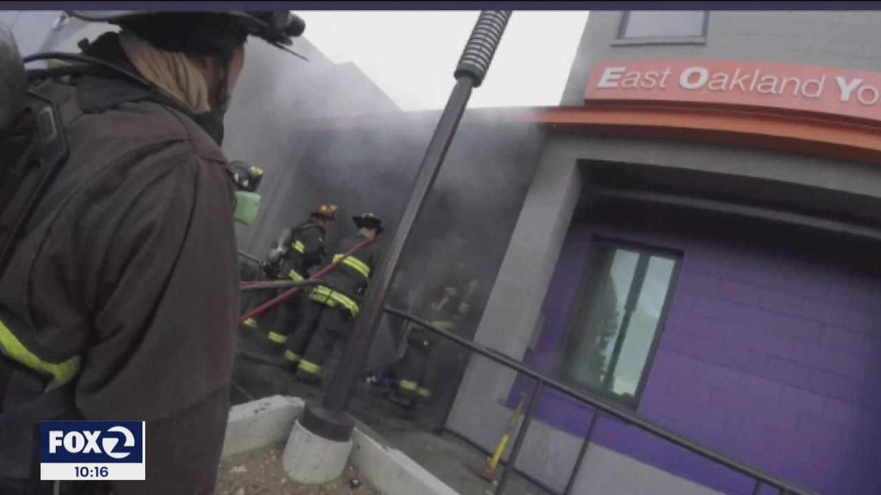 East Oakland youth center damaged by fire