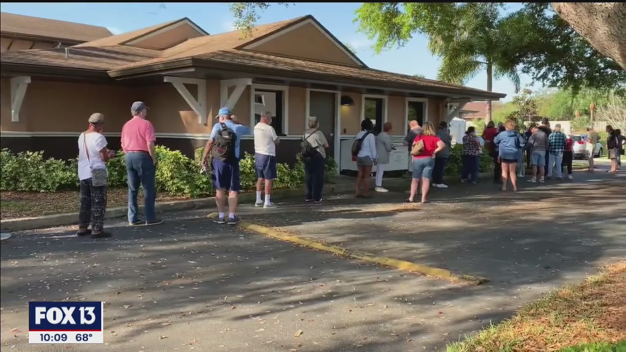 Walk up vaccine site in Pinellas County