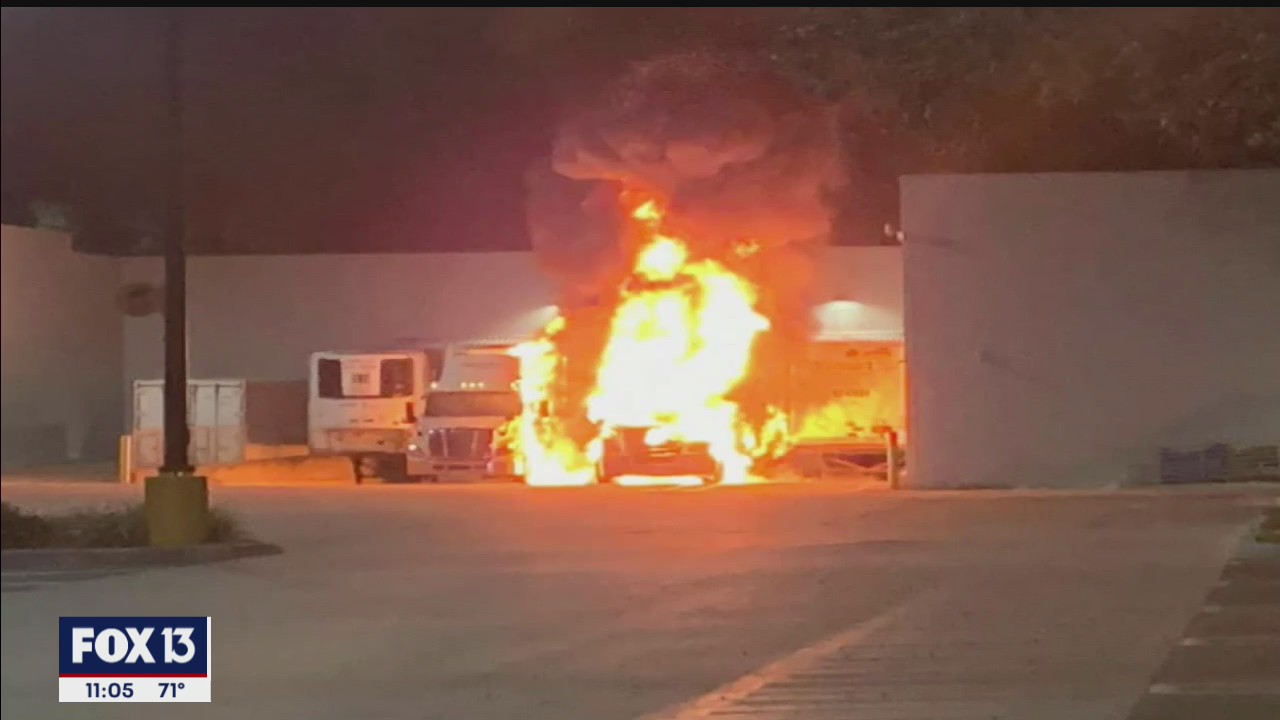 Explosion at Walmart loading docks