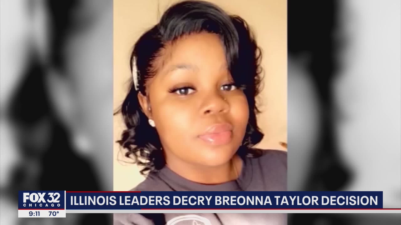 Illinois leaders decry charges in Breonna Taylor case