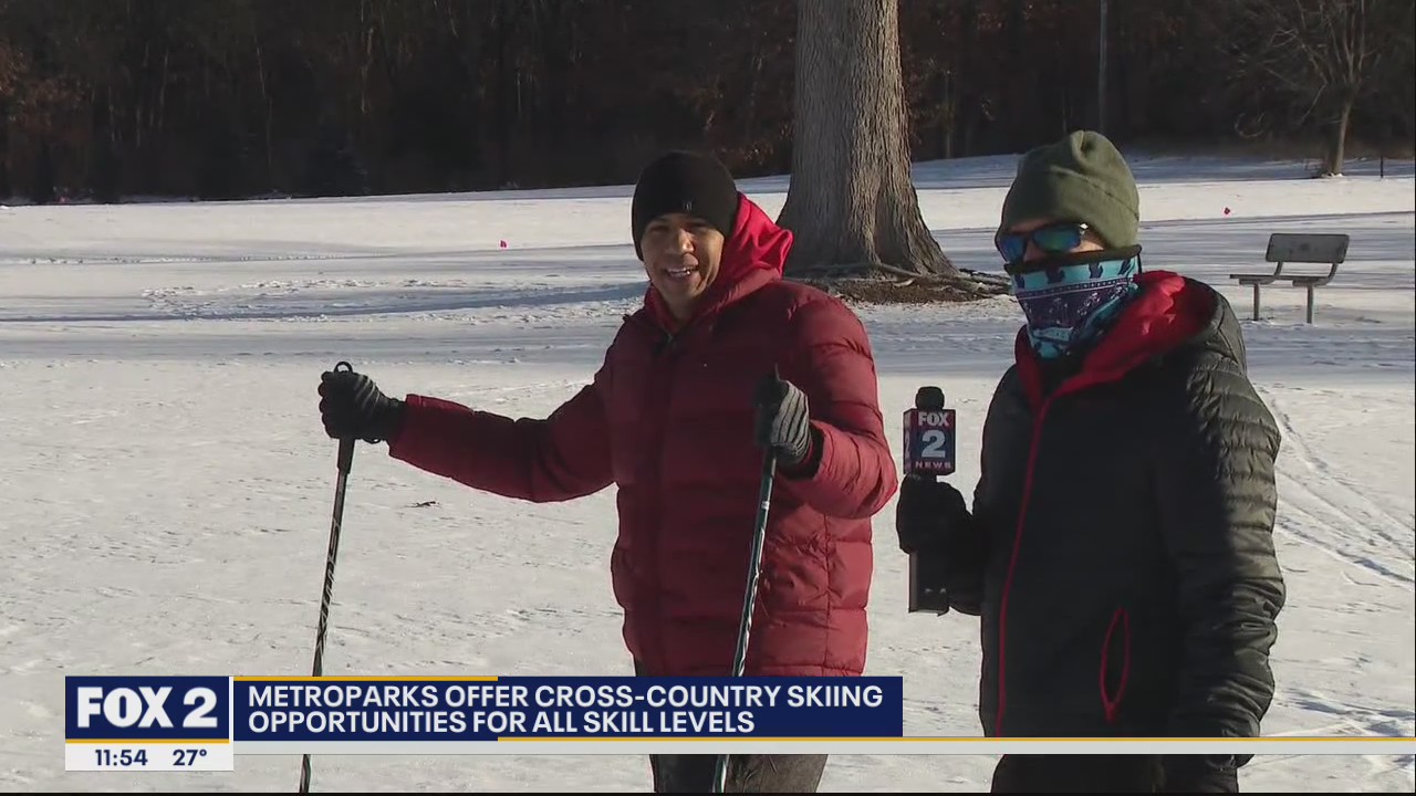 Cross-Country skiing at Huron Meadows Metro Park