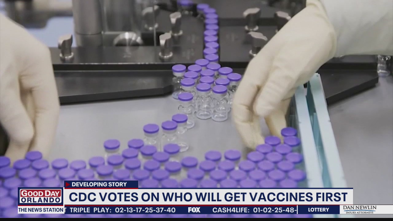 CDC votes on who will get vaccines first