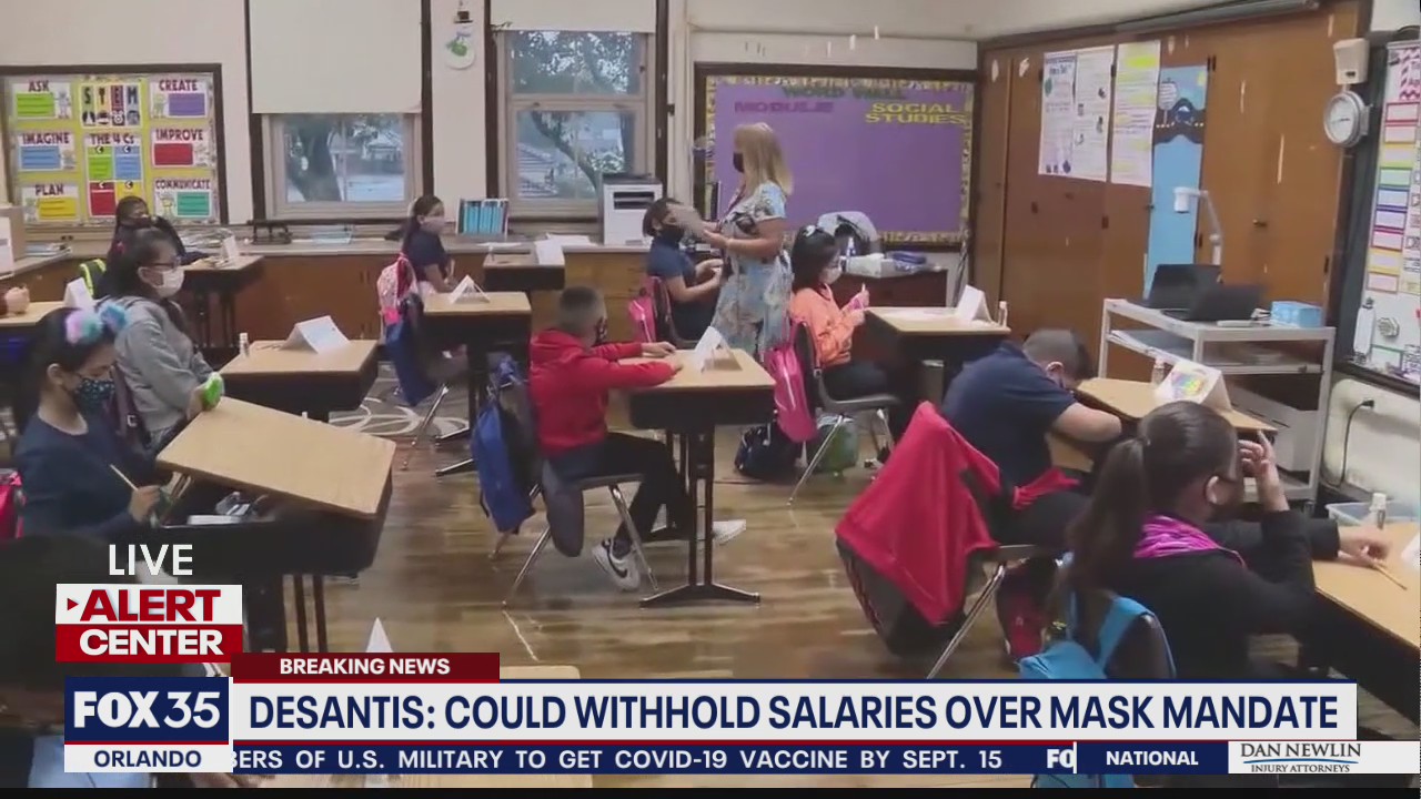 DeSantis: Could withhold salaries over mask mandate