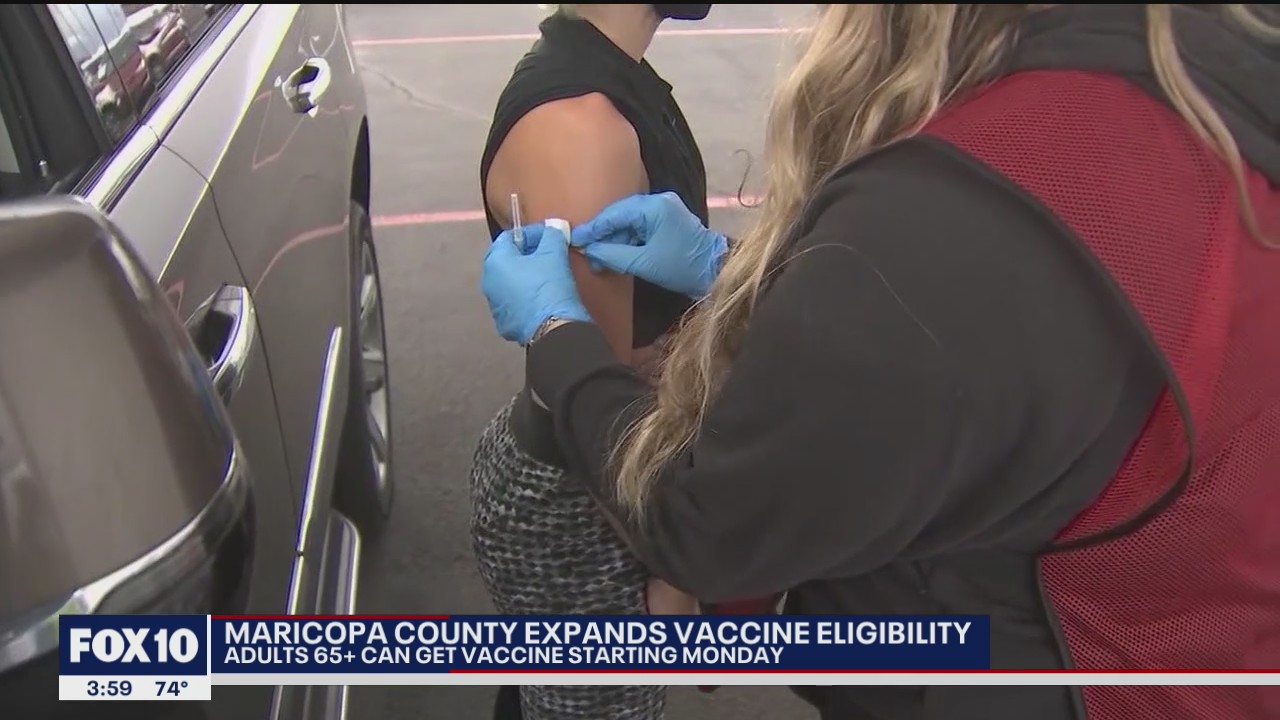 Maricopa County expands vaccine eligibility