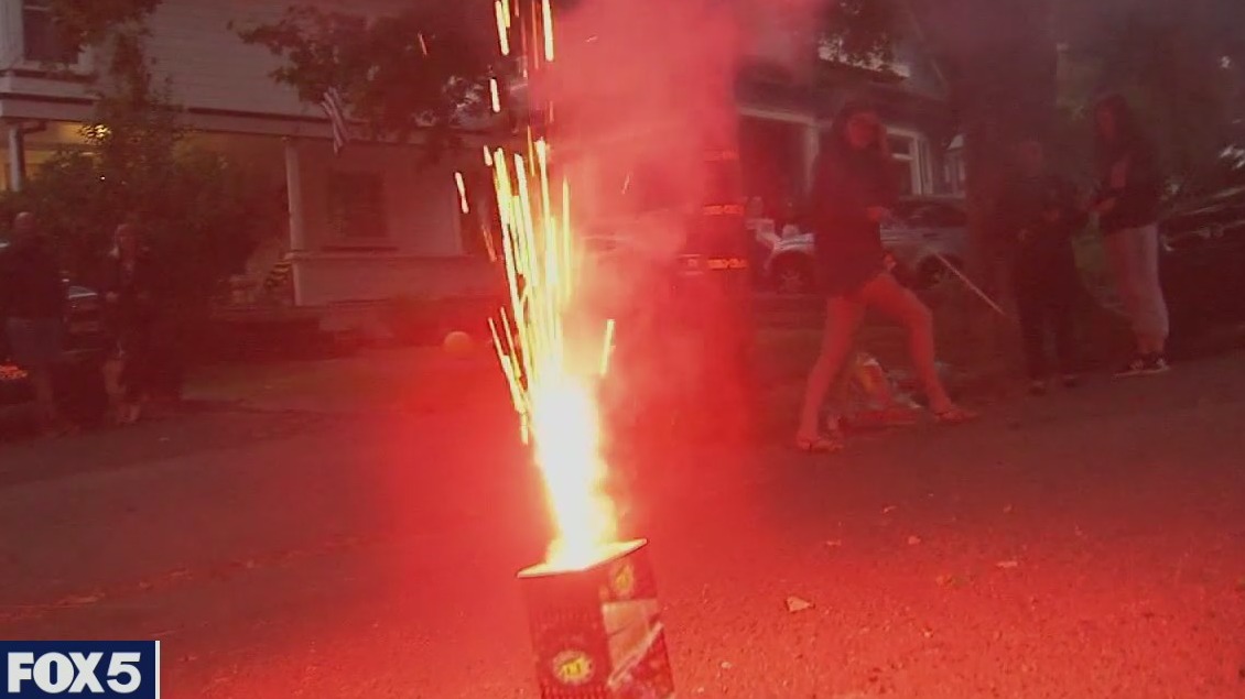 Illegal fireworks in NYC