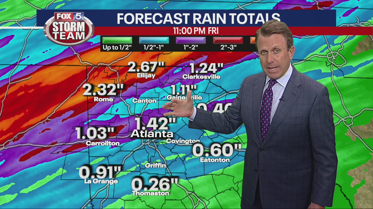 Wednesday evening forecast