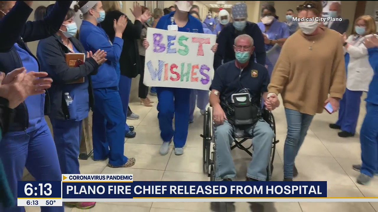 Plano fire chief leaves hospital after battling COVID-19