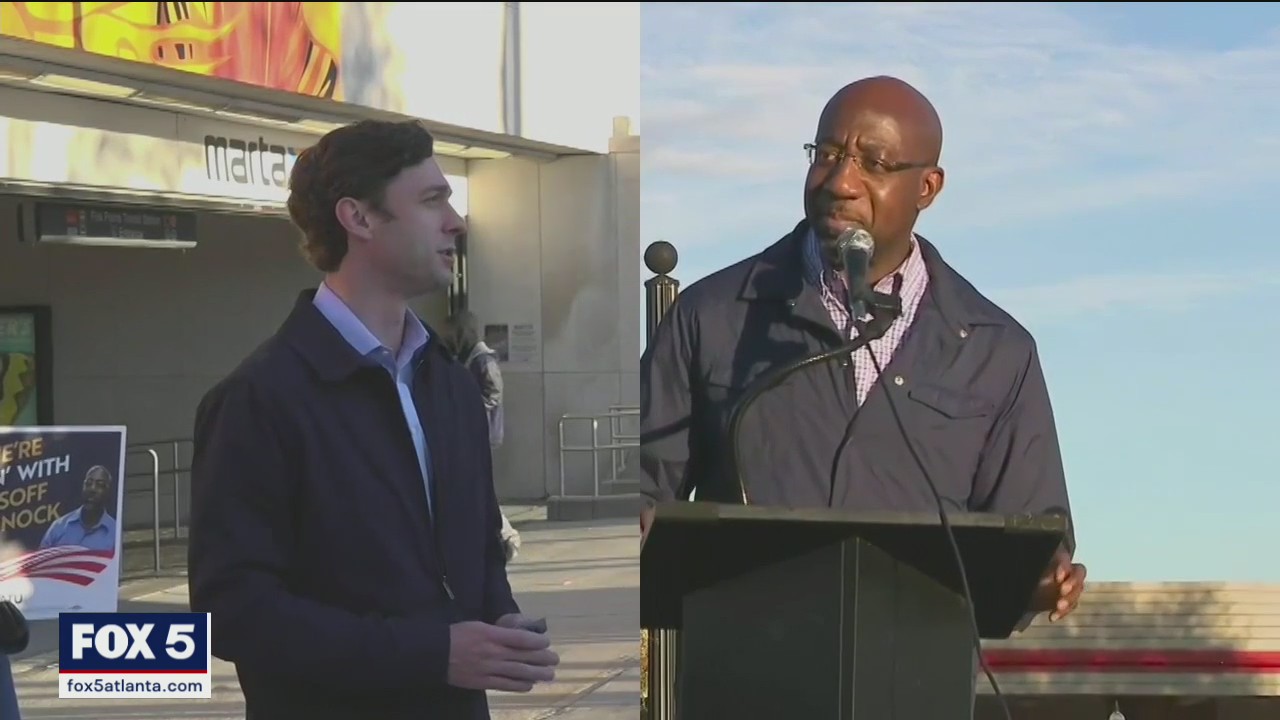 Final push in Georgia's twin Senate runoff races