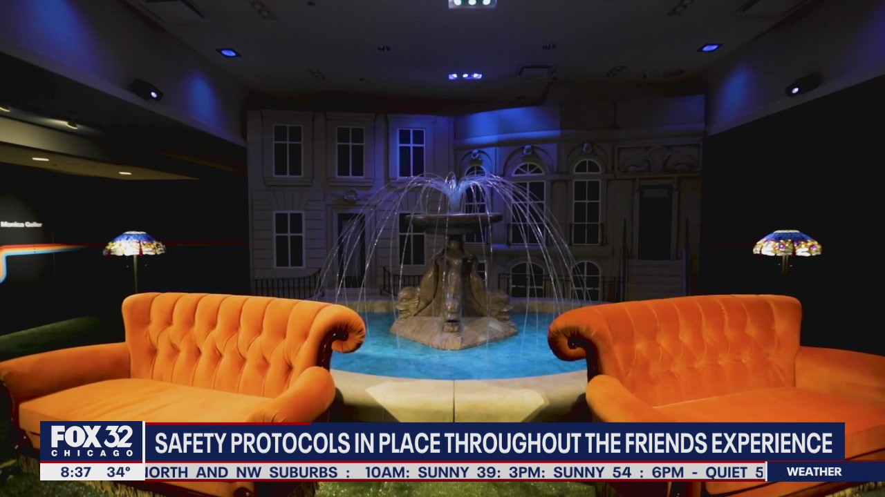 Safety protocols now in place throughout the Friends Experience in Chicago