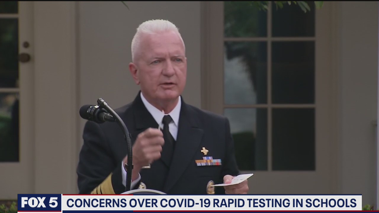 Concerns over COVID-19 rapid testing in schools