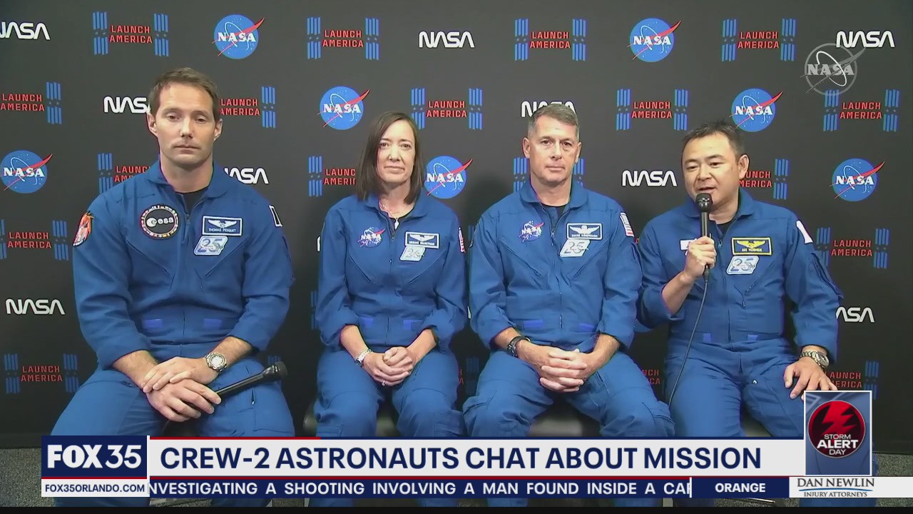 SpaceX Crew-2 astronauts to speak about upcoming mission