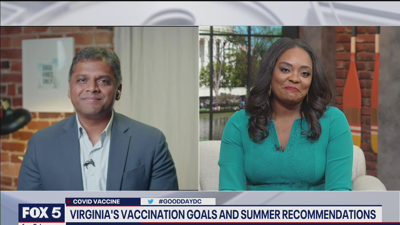 COVID-19 vaccination goals, summer recommendations for Virginia