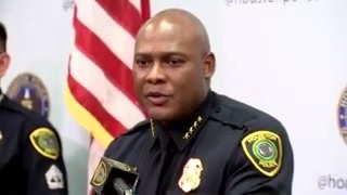 RAW: HPD Chief speaks after murder suspect turns himself in
