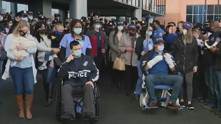 Cops leave hospital