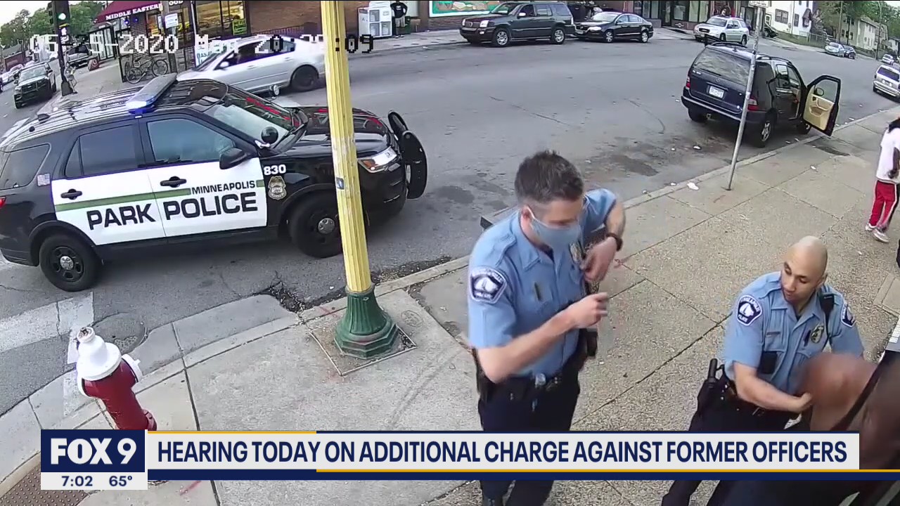 Appeals Court hearing Thursday on additional charge against 3 ex-officers charged in George Floyd's death