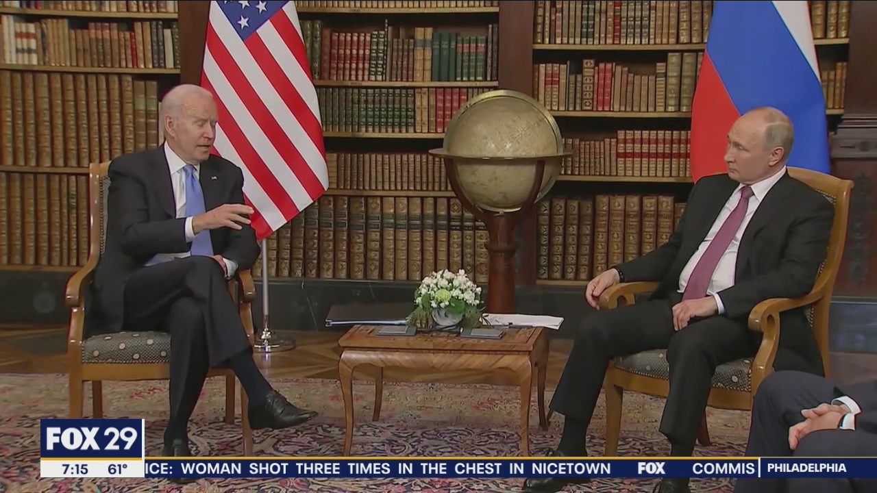 President Biden and Russian President Putin meet for summit
