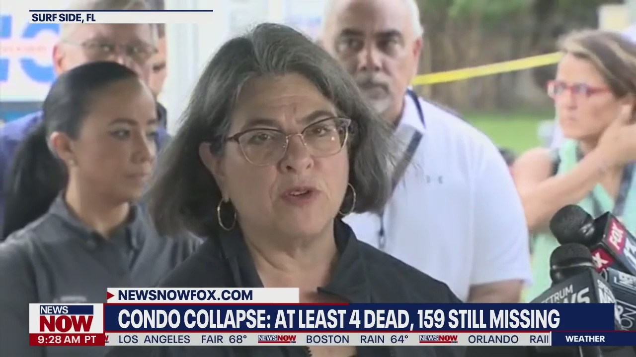 Miami-Dade mayor gives update on Surfside condo collapse