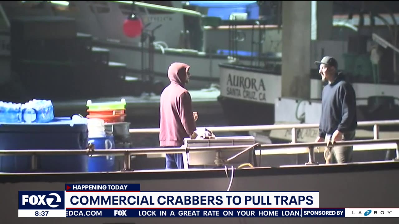 Crabbers load up traps in Half Moon Bay