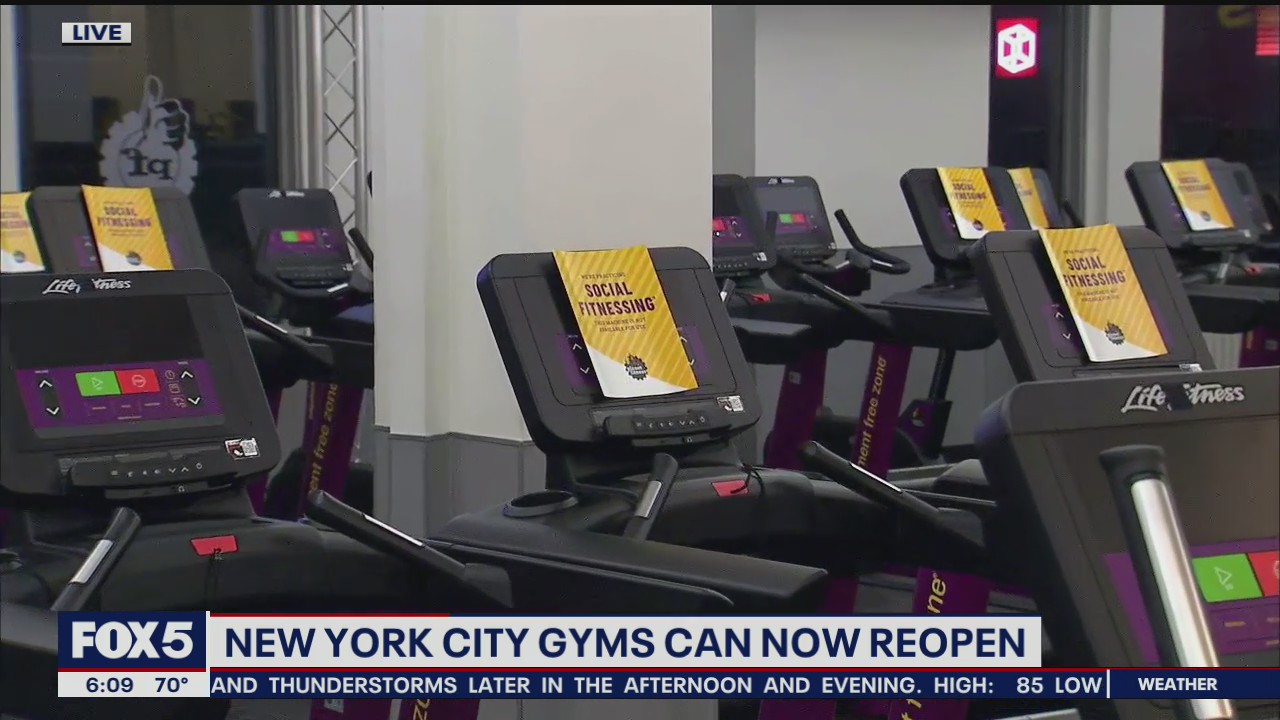 Gyms reopen in NYC