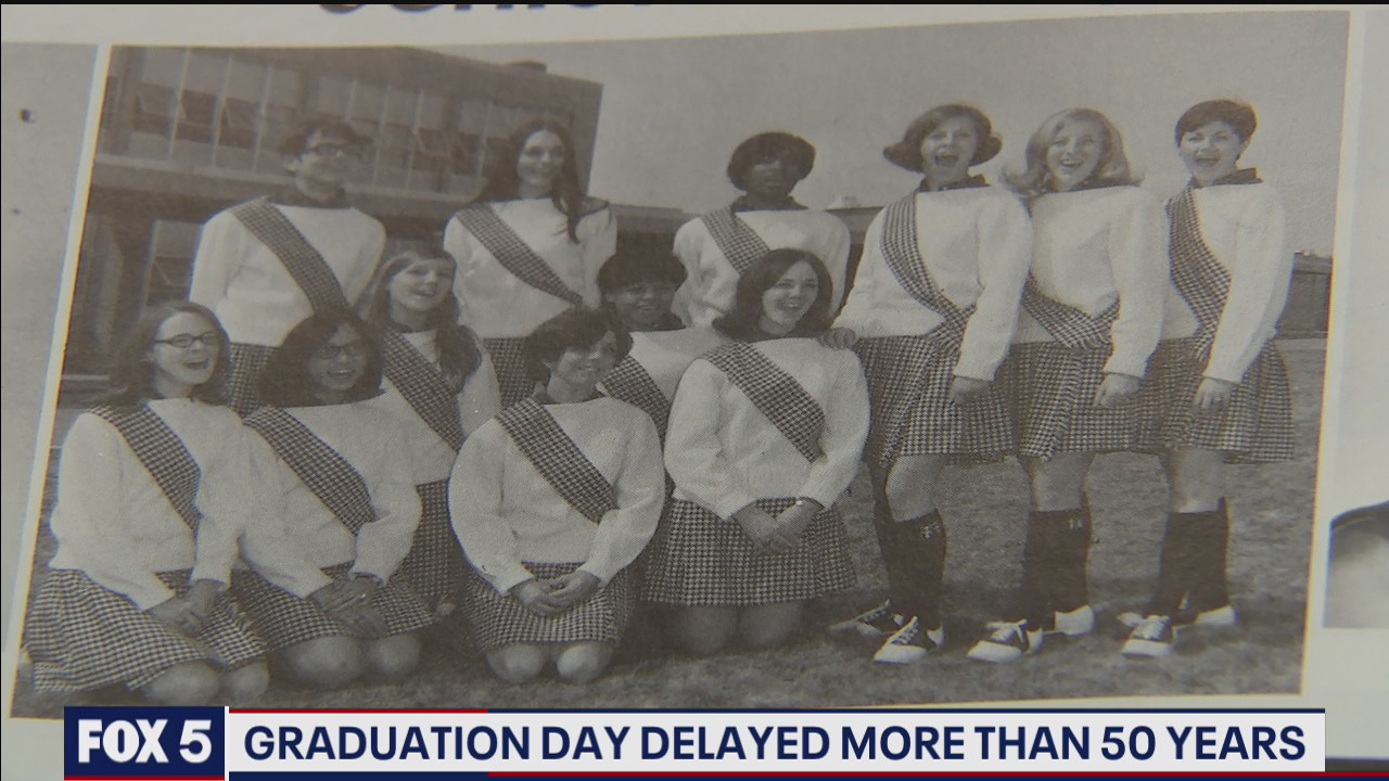 Graduation day delayed more than 50 years
