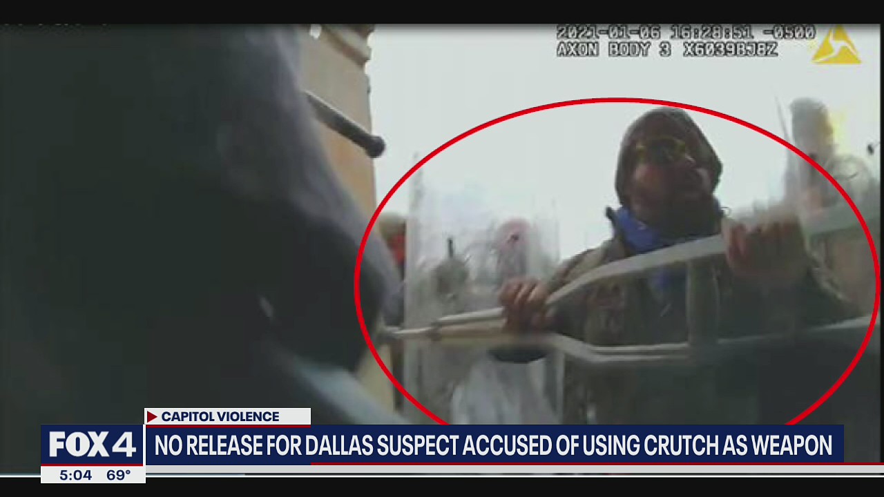 Dallas man accused of assaulting officers during Capitol riot to remain in custody