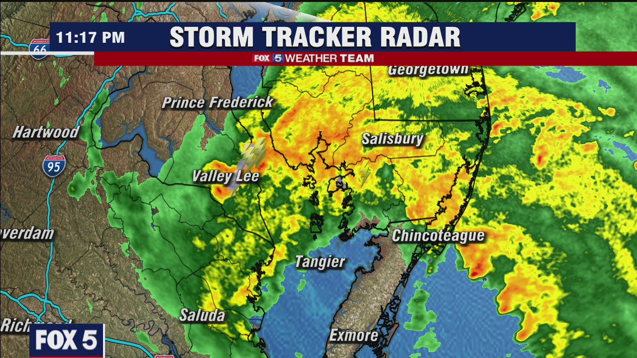 Tornado warnings fire off in St. Mary's County late Thursday night