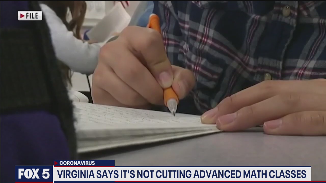 Virginia education department says it is not getting rid of accelerated math
