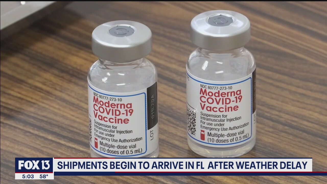 Polk County gets shipment of vaccine after delays