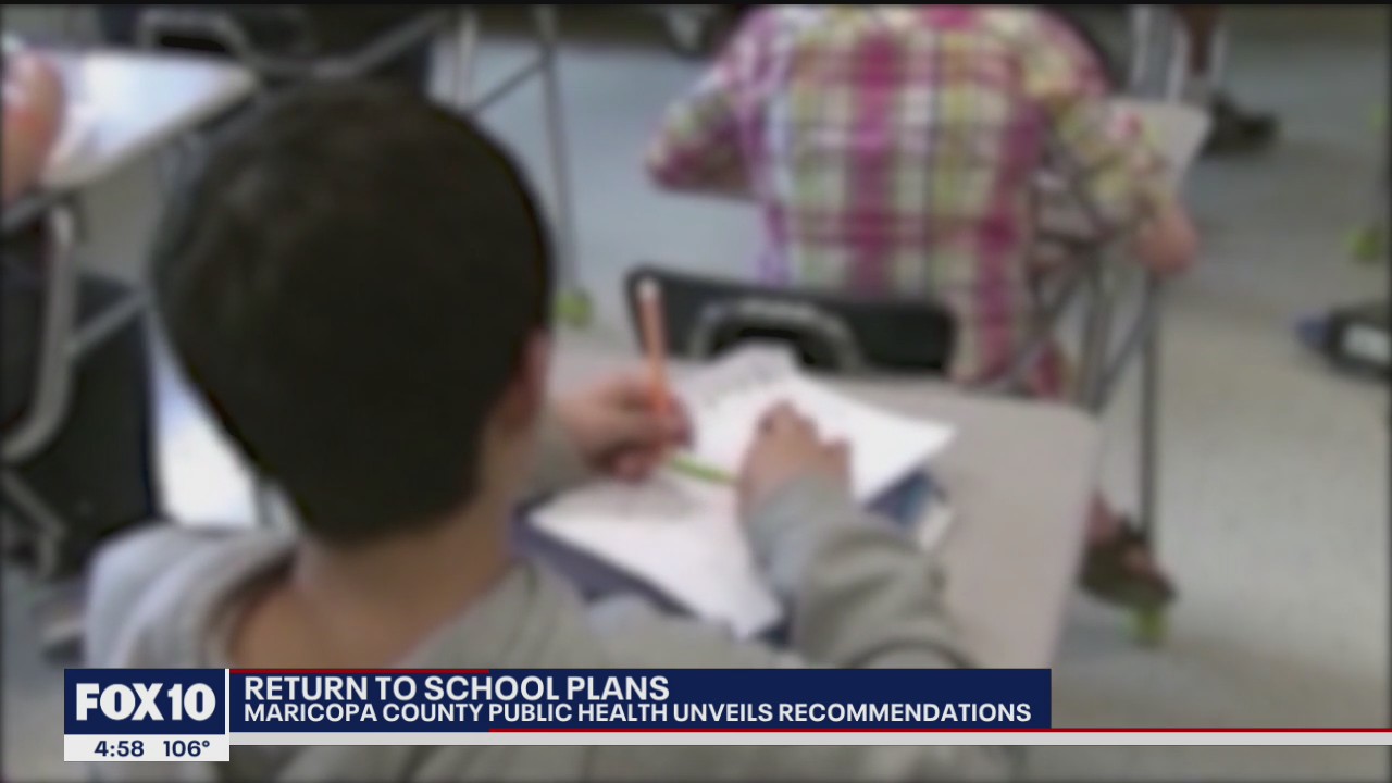 Maricopa County officials lay out new guidelines for schools as they prepare to reopen amid COVID-19 pandemic