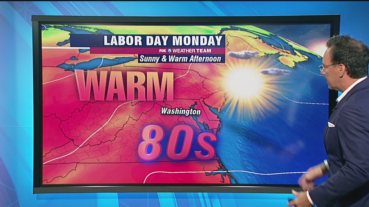FOX 5 Weather forecast for Monday, September 7