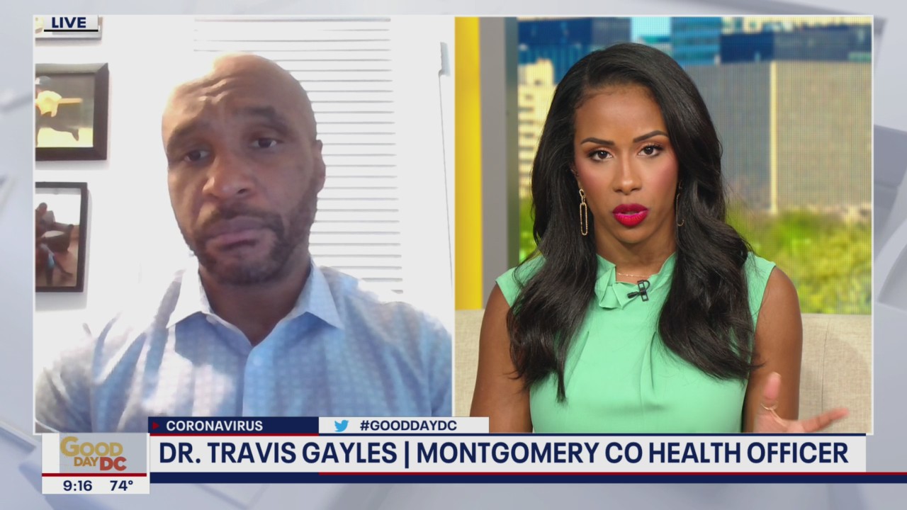 Dr Travis Gayles discusses Montgomery County COVID-19 update