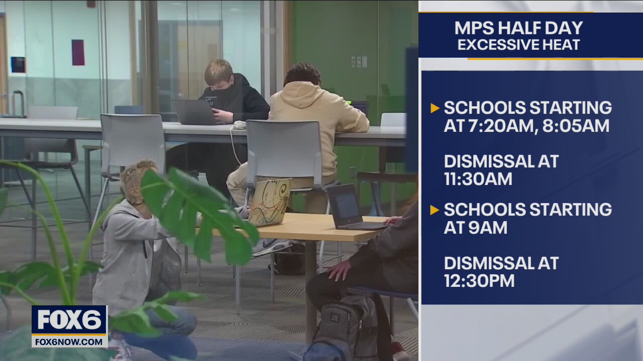 MPS officials announced schools will close early Wednesday, Aug. 25.