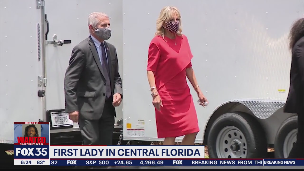 First Lade Jill Biden visits Central Florida