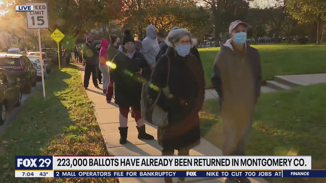 Voters hit the polls in Montgomery County