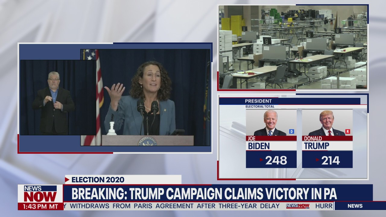 PA Sec. of State gives update on election tally