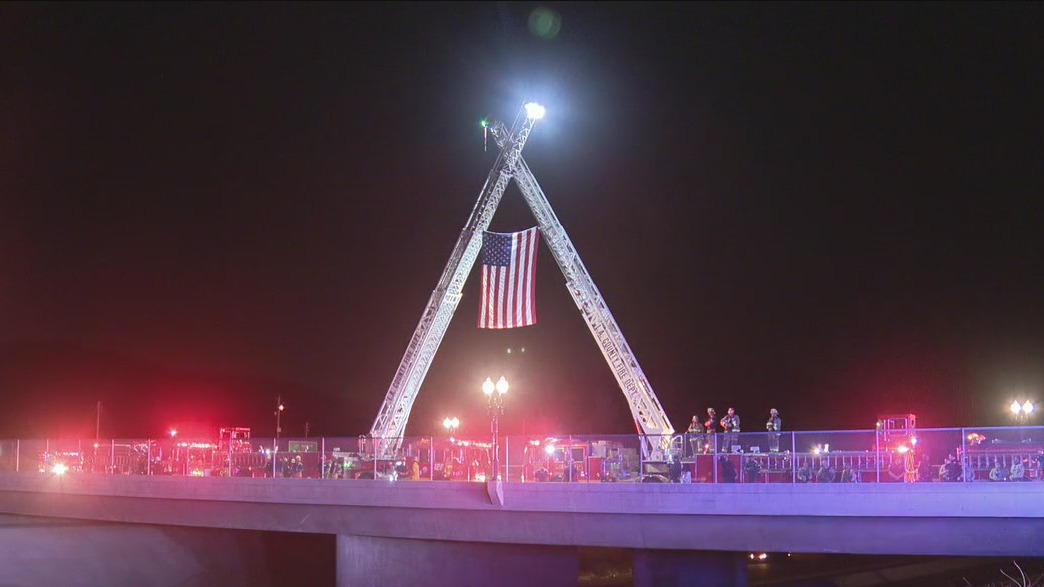 Procession held for murdered Los Angeles County firefighter