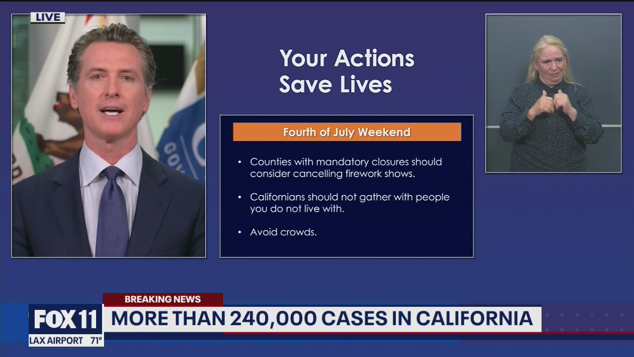 'Wear a mask, slow the spread' ahead of July 4: California PSA