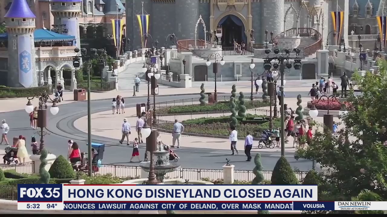 Hong Kong Disneyland closes again