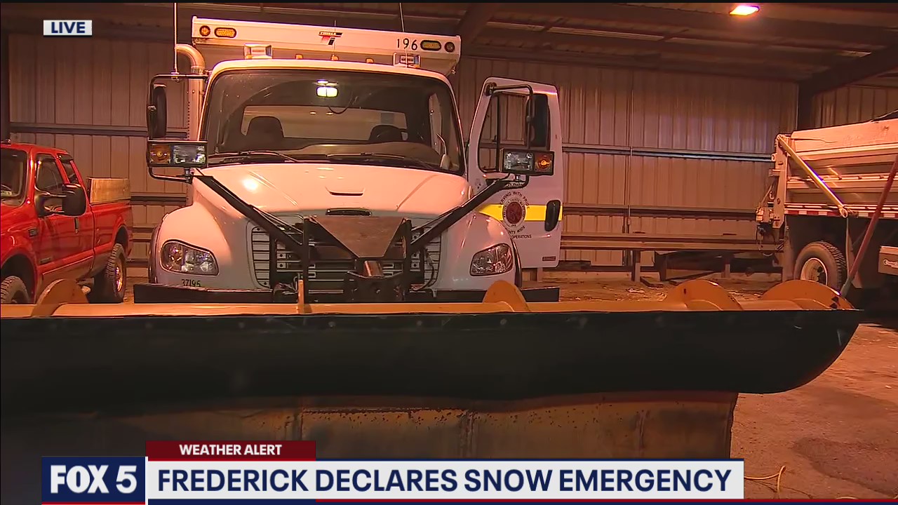 Snow emergency in Frederick
